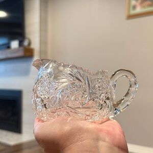 Elegant Cut Crystal Serving Cup